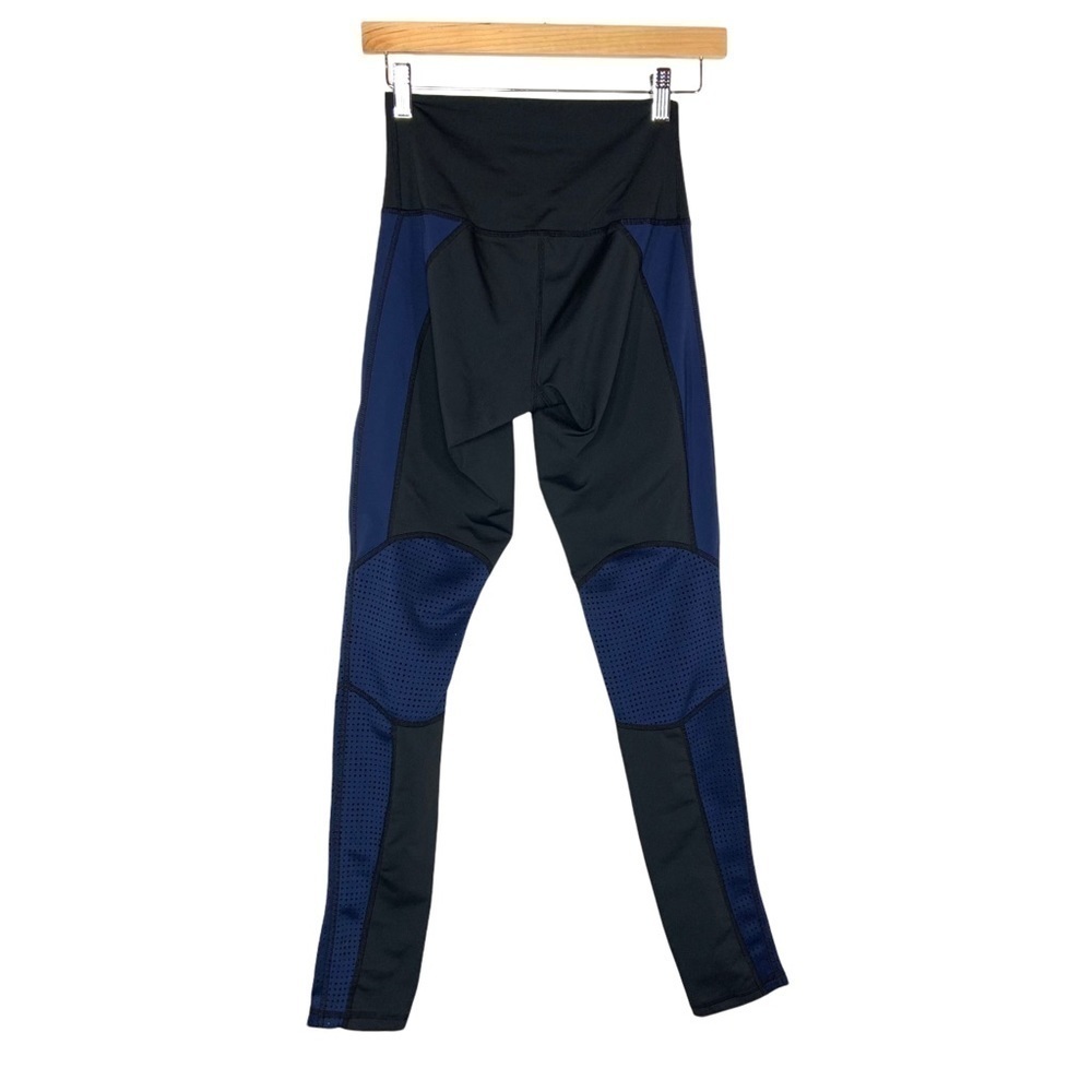 DYI Define Your Inspiration Womens High Waist Mesh Leggings Small Blue Black 29”